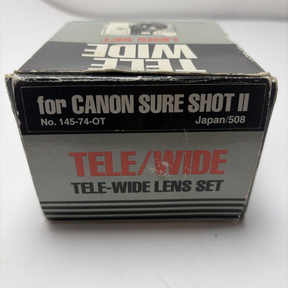Amcam Prinz Tele Wide Lens Set for Canon Sure Shot II, No. 145-74-OT, Japan
